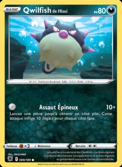 Qwilfish de Hisui card