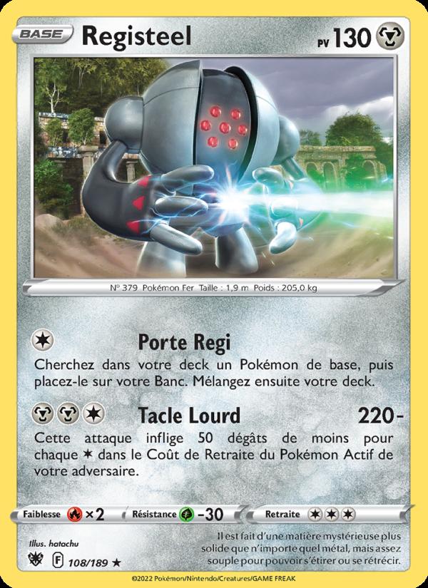 Registeel card