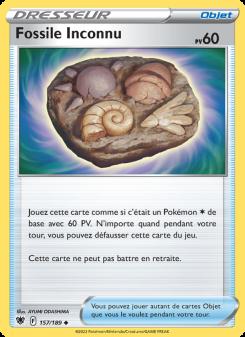 Fossile Inconnu card