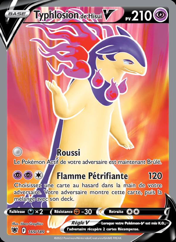 Typhlosion de Hisui V card