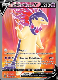 Typhlosion de Hisui V card