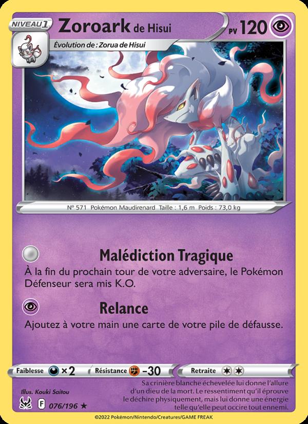 Zoroark de Hisui card