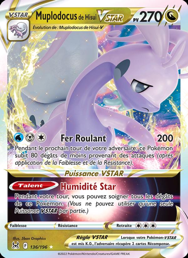Muplodocus de Hisui VSTAR card
