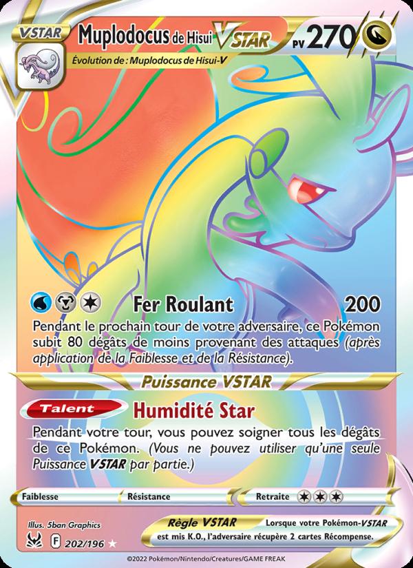 Muplodocus de Hisui VSTAR card