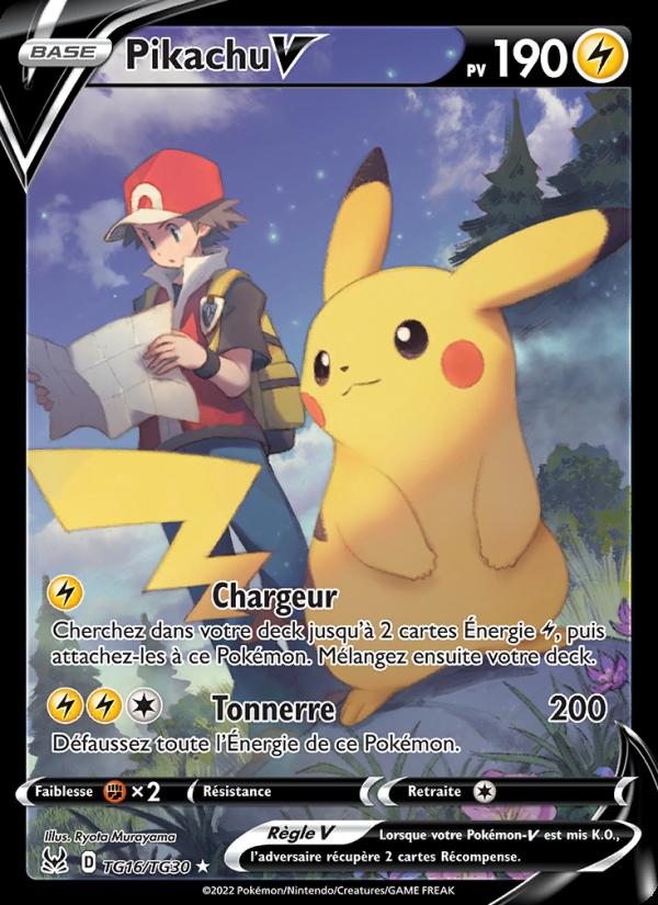 Pikachu V card