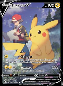Pikachu V card
