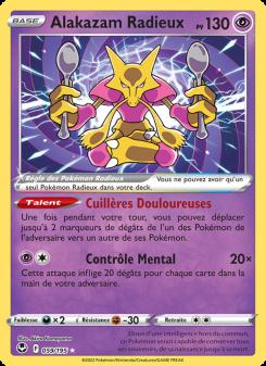 Alakazam Radieux card