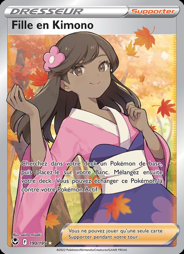 Fille en Kimono card