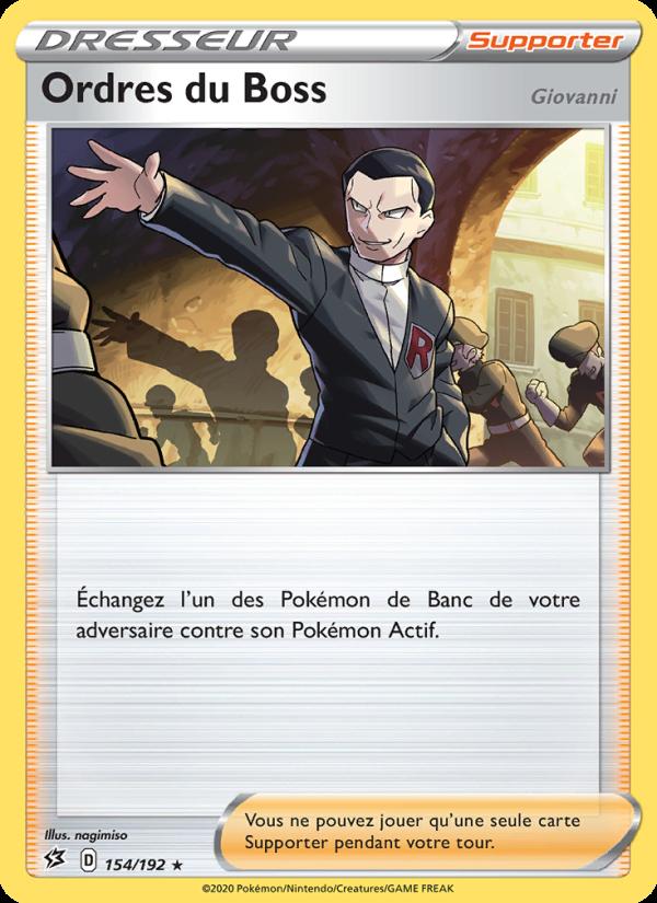 Ordres du Boss (Giovanni) card