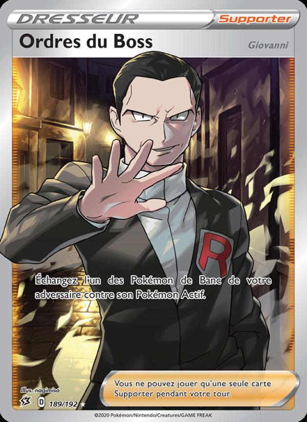 Ordres du Boss (Giovanni) card