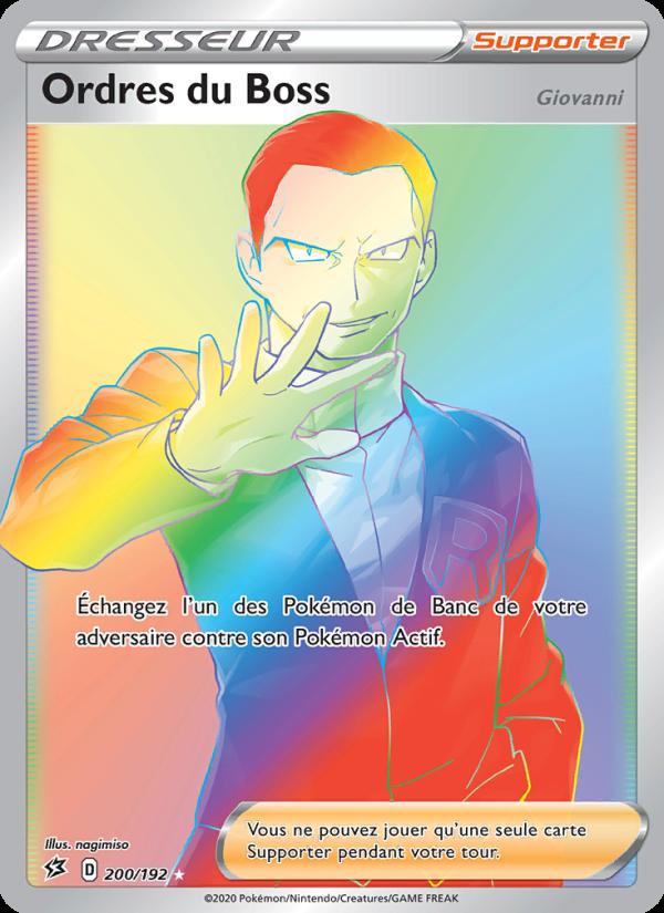 Ordres du Boss (Giovanni) card