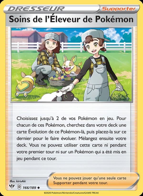 Soins de l'Éleveur de Pokémon card