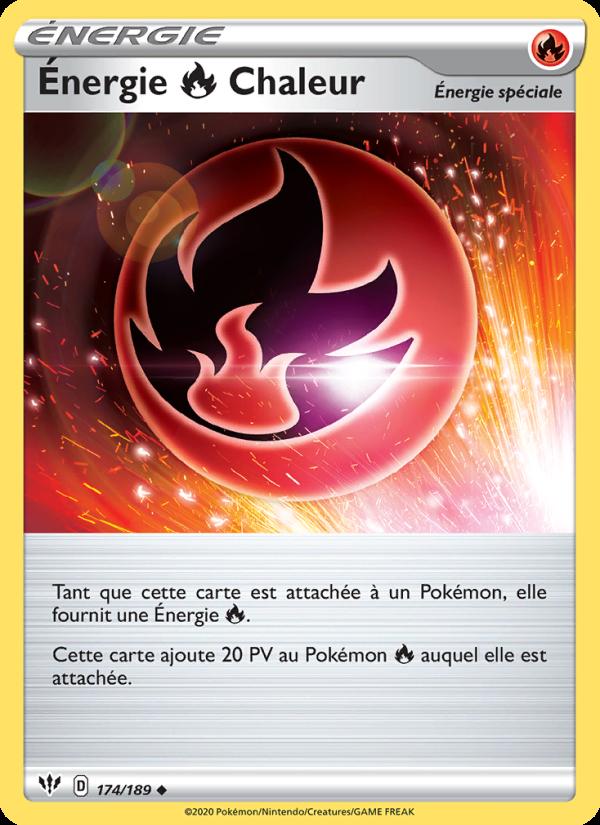Énergie Fire Chaleur card