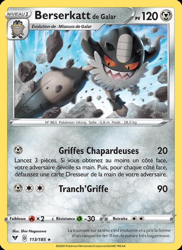 Berserkatt de Galar card