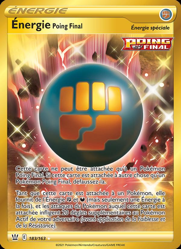 Énergie Poing Final card
