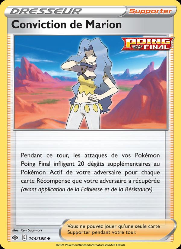 Conviction de Marion card