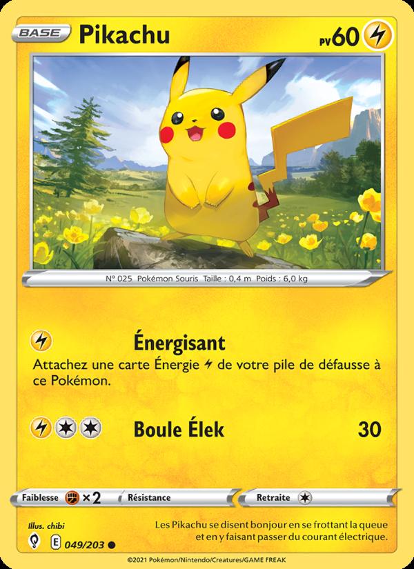 Pikachu card