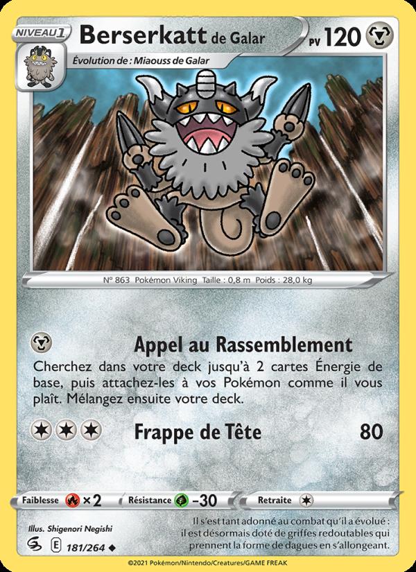 Berserkatt de Galar card