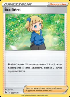 Écolière card