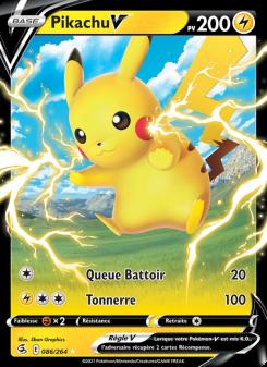 Pikachu V card