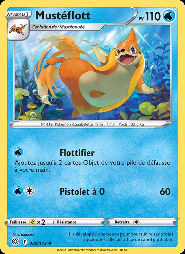 Mustéflott card