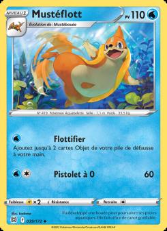 Mustéflott card