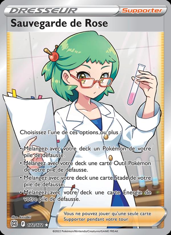 Sauvegarde de Rose card