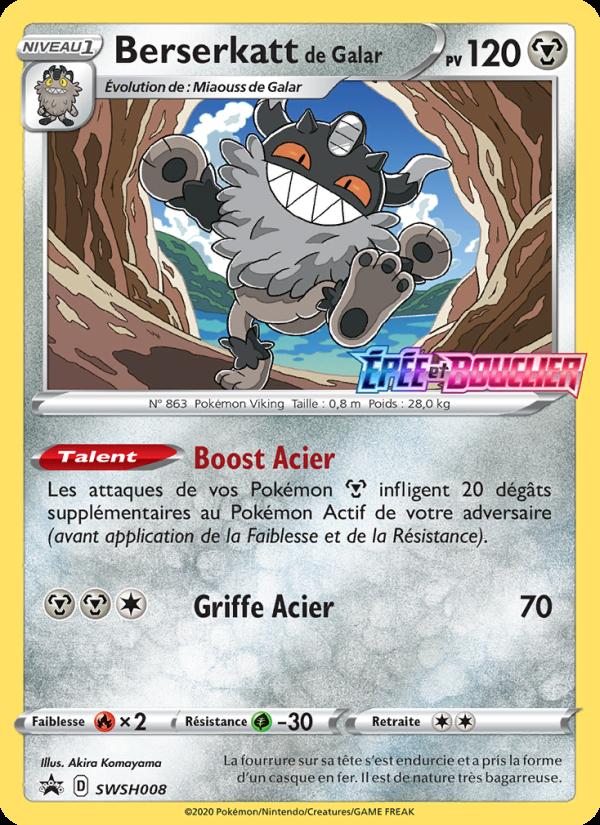 Berserkatt de Galar card