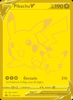 Pikachu V card
