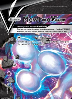 Mewtwo V-UNION card