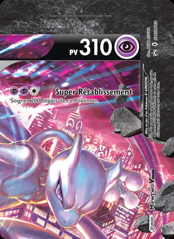 Mewtwo V-UNION card