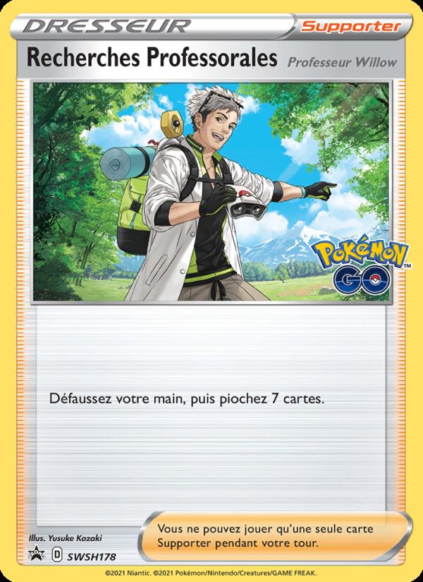 Recherches Professorales card