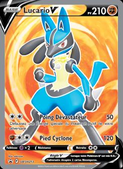 Lucario V card