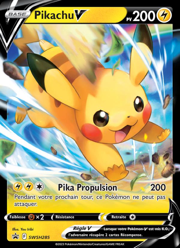 Pikachu V card