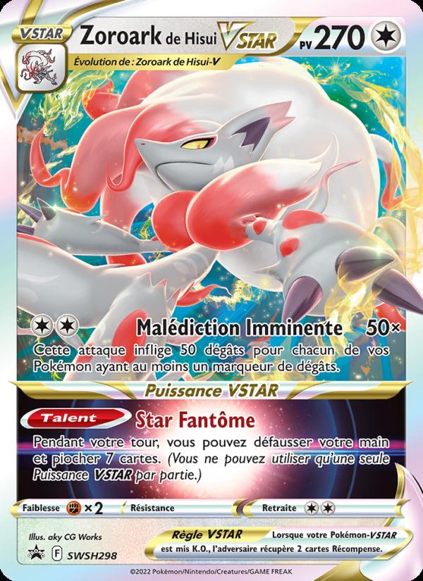 Zoroark de Hisui VSTAR card
