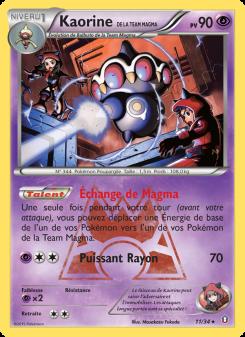 Kaorine de la Team Magma card