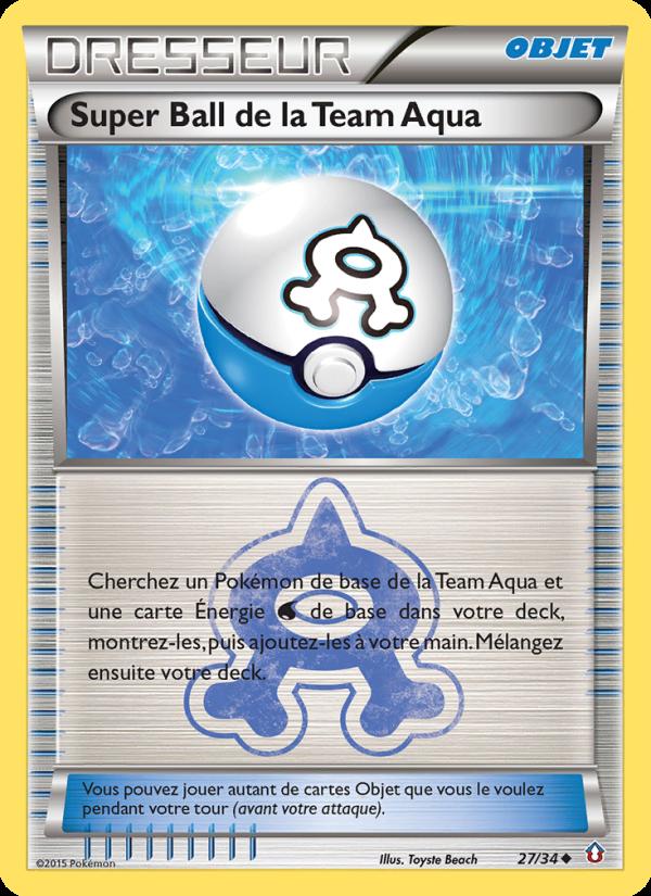 Super Ball de la Team Aqua card