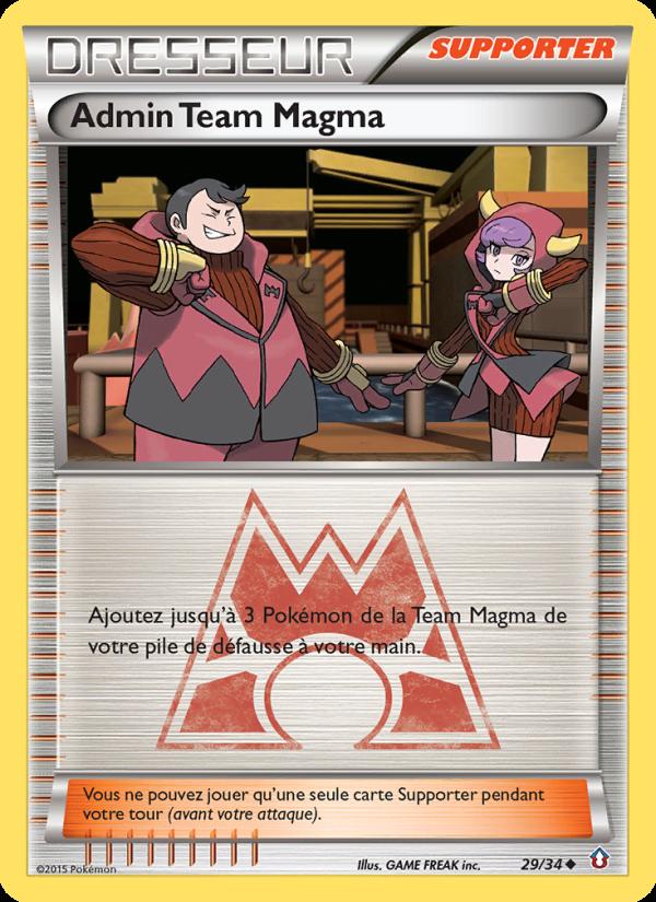 Admin Team Magma card
