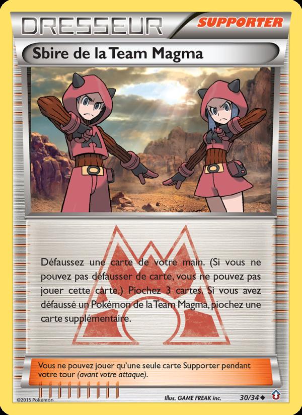Sbire de la Team Magma card