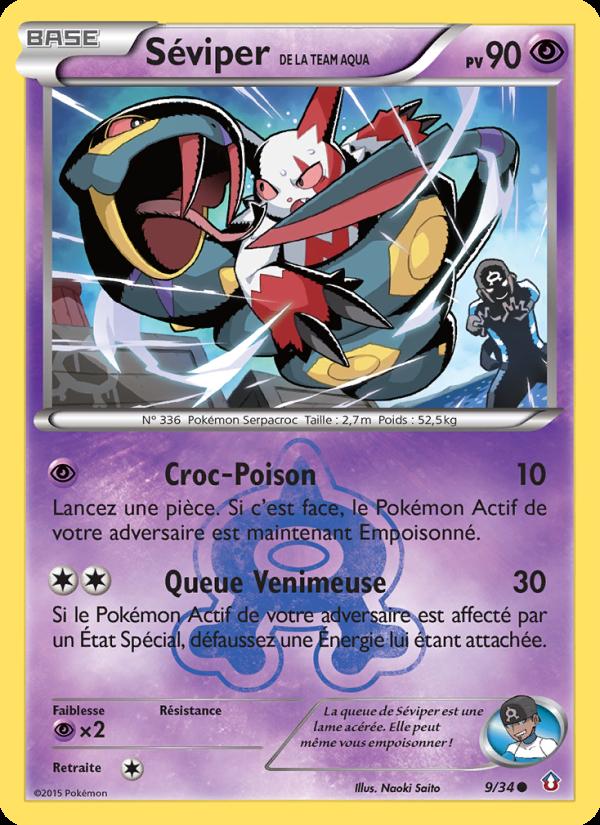 Séviper de la Team Aqua card