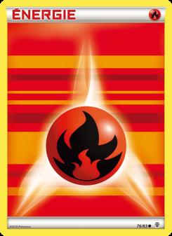 Énergie Fire de base card