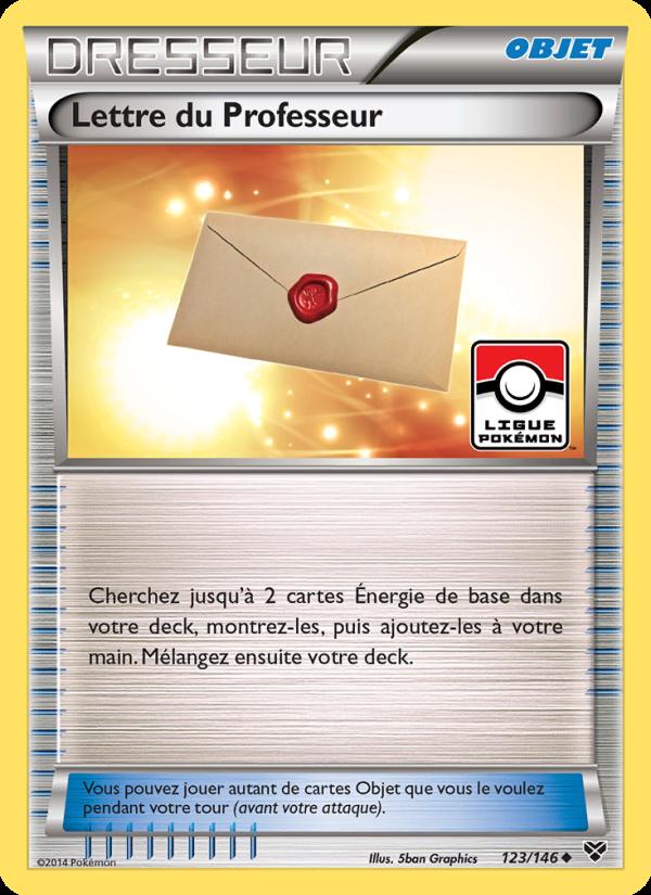 Lettre du Professeur card