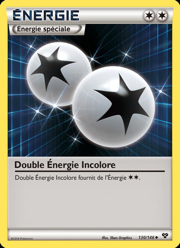 Double Énergie Incolore card