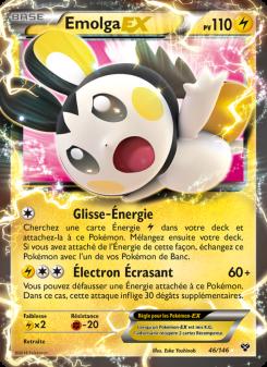 Emolga EX card
