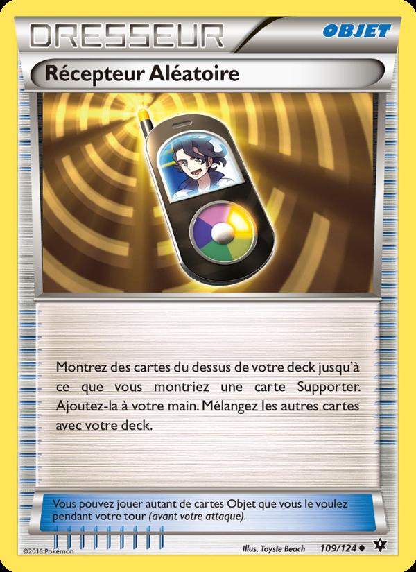 Récepteur Aléatoire card