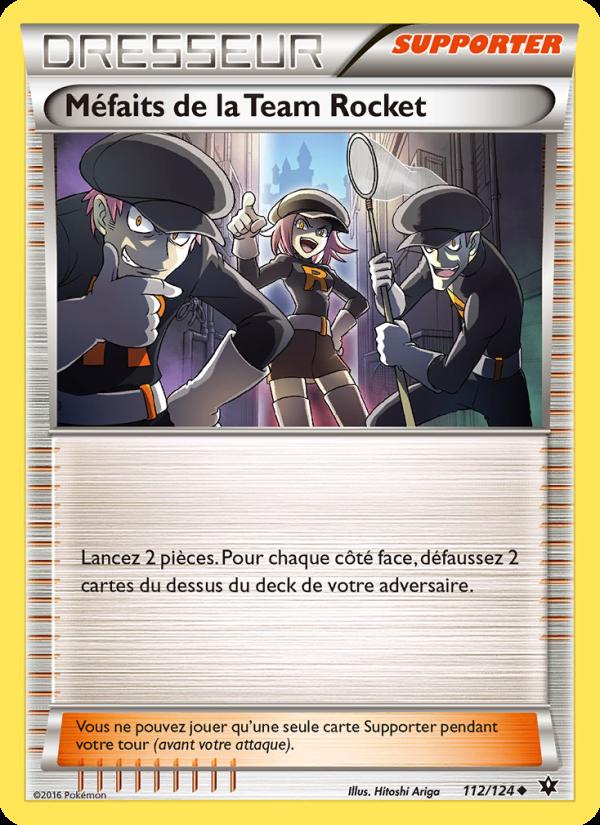 Méfaits de la Team Rocket card