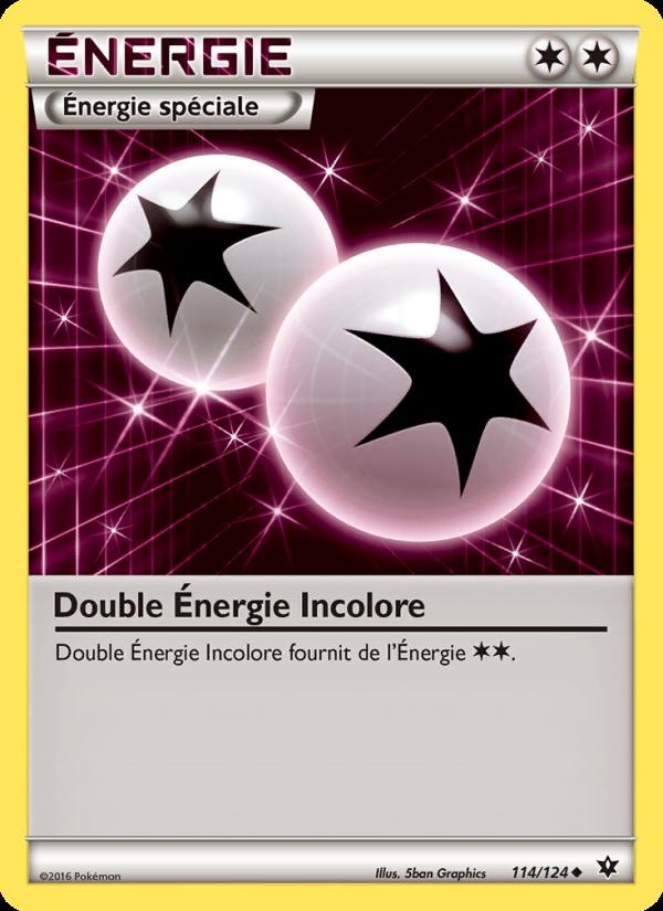 Double Énergie Incolore card