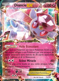 Diancie EX card