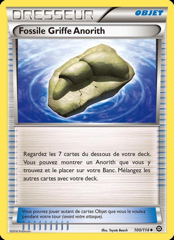Fossile Griffe Anorith card
