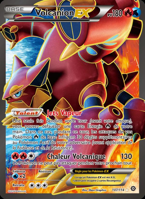 Volcanion EX card